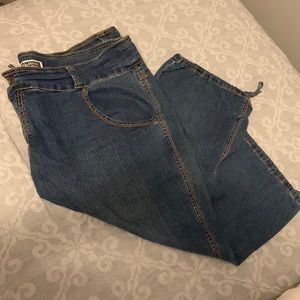 Woman denim capris size 24W